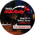 I'm speaking at SQLRally 2012