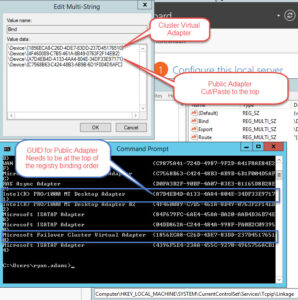 Registry Network Binding Order
